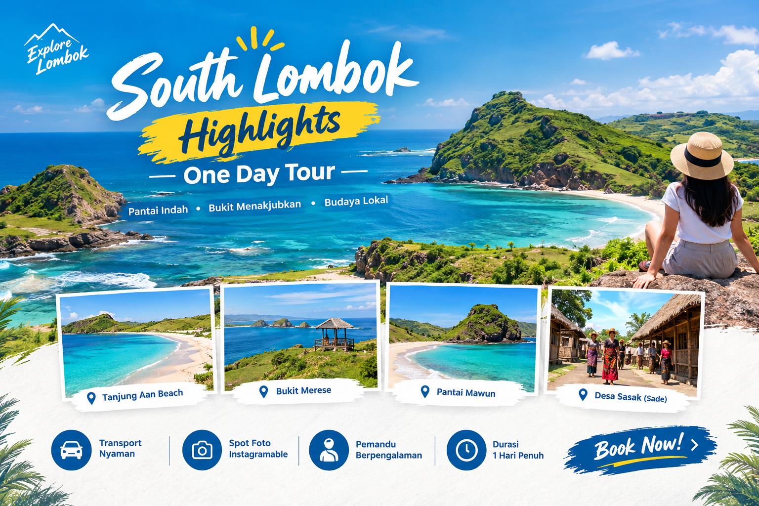 South Lombok Highlights - One Day Tour